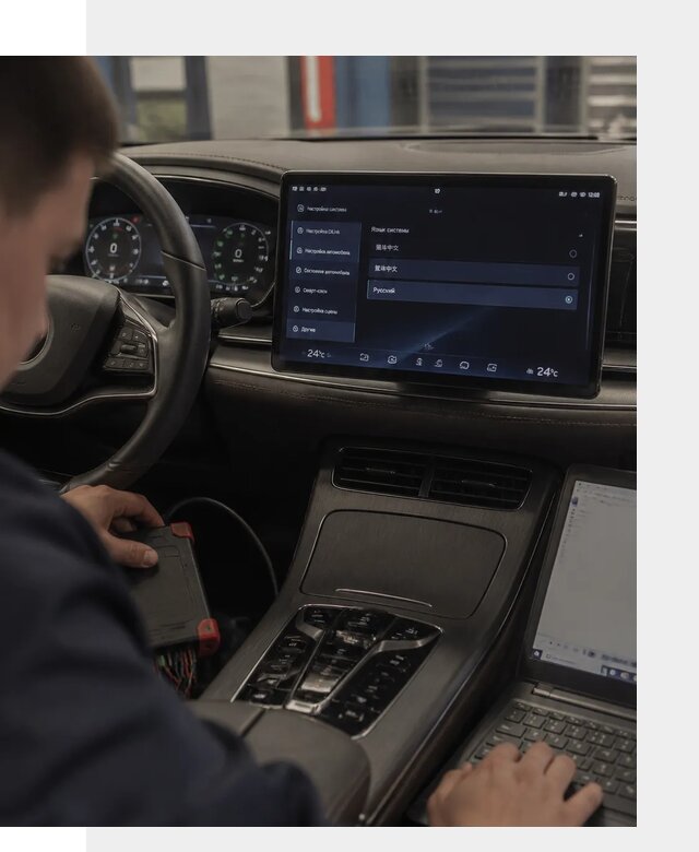 Русификация автомобиля BYD HAN для эксплуатации в Шадринске
